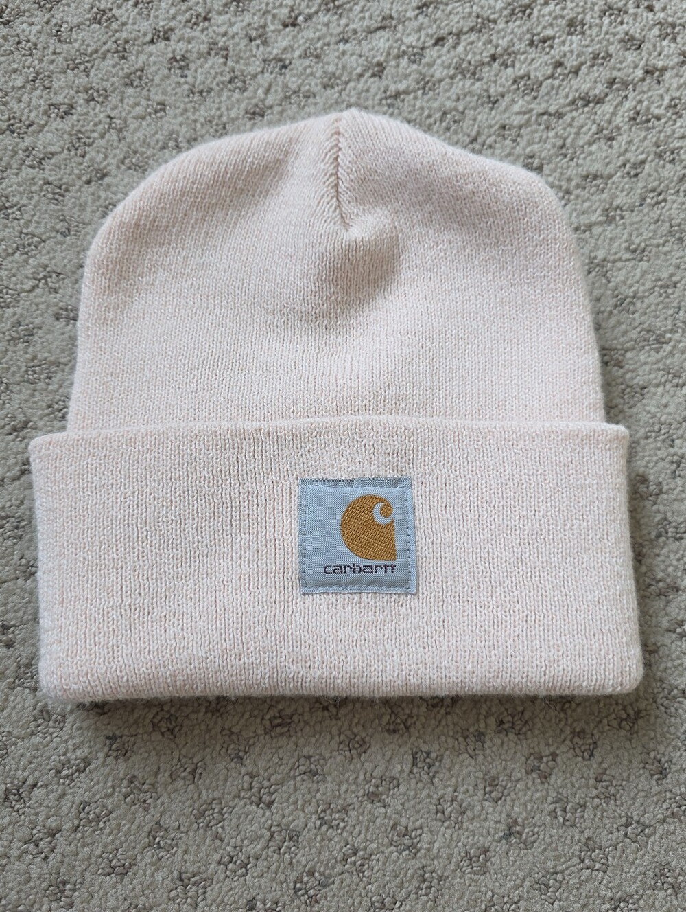 Carhartt Cream Beanie Hat